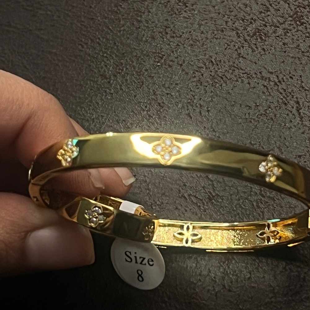 21K Gold Plated Bracelet and Ring Set - Picture 6 of 8
